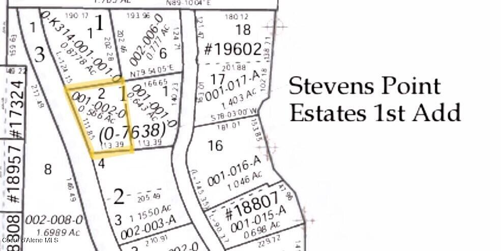 1 South Isaac Stevens Coeur D'Alene, ID 83814 - Photo 14 of 14 Plat Isaac Stevens