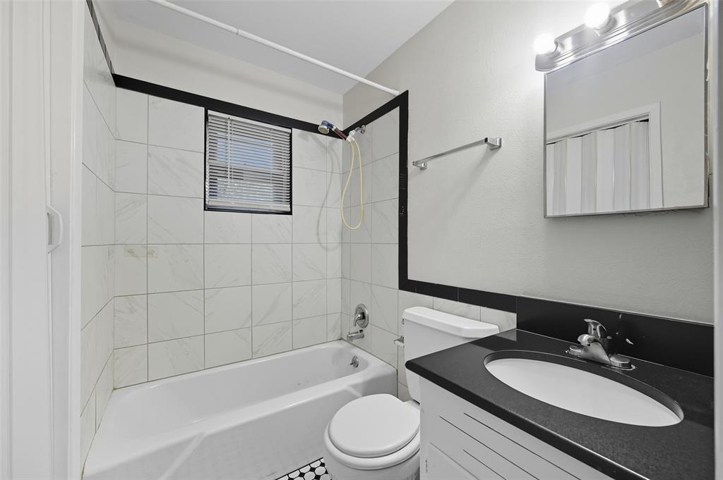 3512 Park Ridge Boulevard Fort Worth, TX 76109 - Photo 15 of 16 a bathroom with a sink toilet and shower