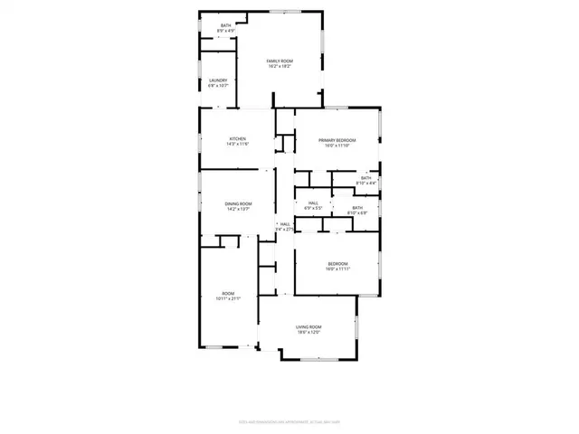 a picture of a small white building