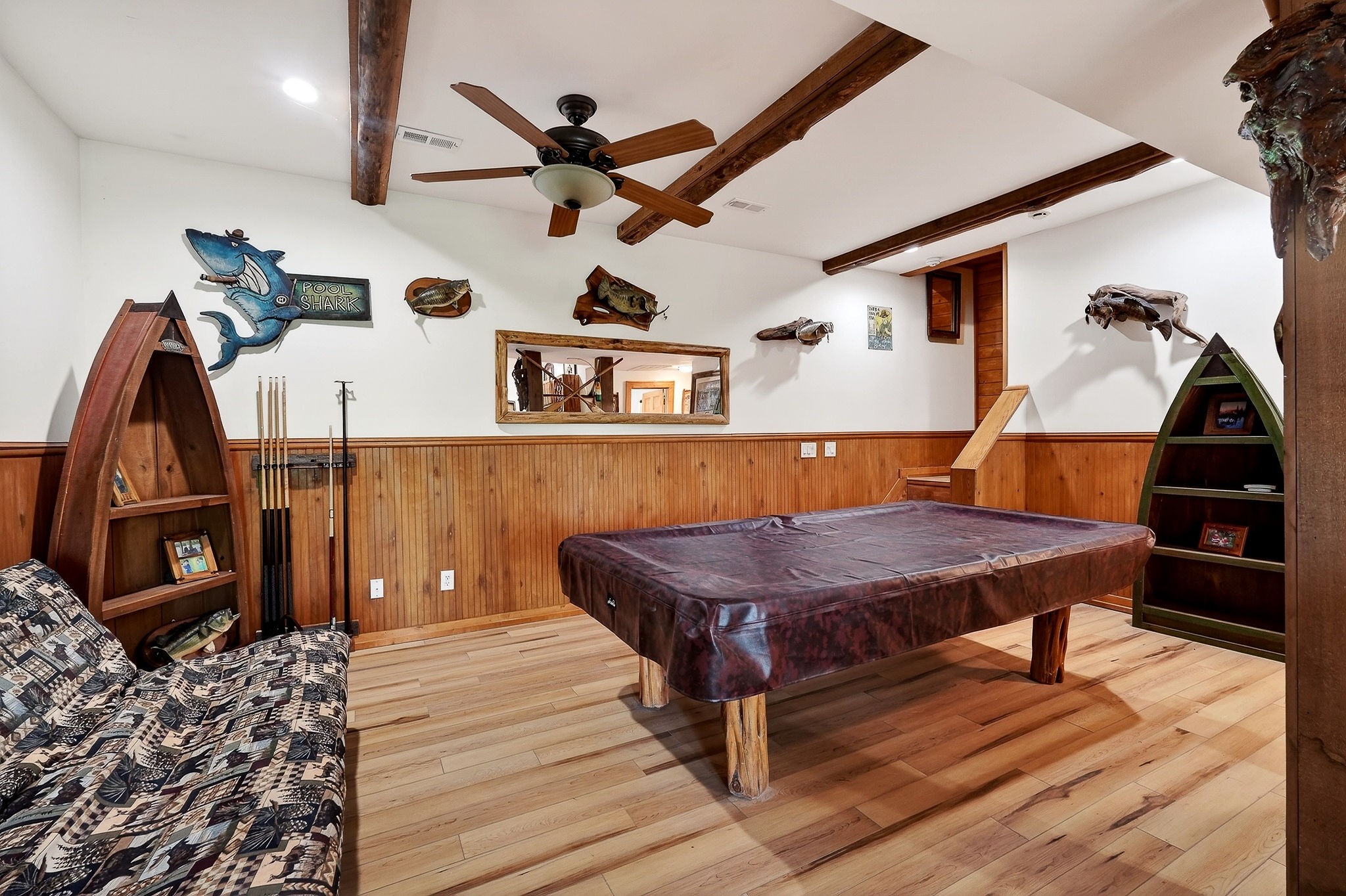 5175 Dale Ridge Road Liberty, TN 37095 - Photo 21 of 69 a living room with a table tennis and a ceiling fan