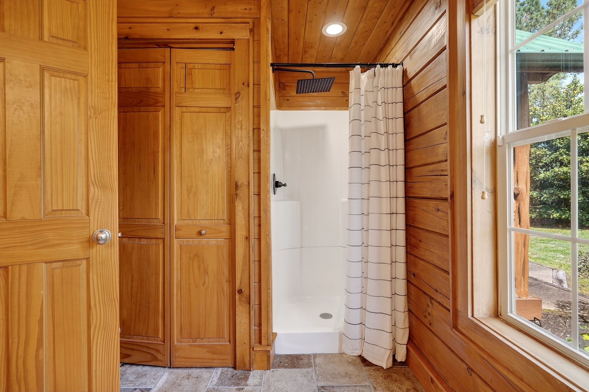 5175 Dale Ridge Road Liberty, TN 37095 - Photo 26 of 69 a bathroom with a shower and a glass door