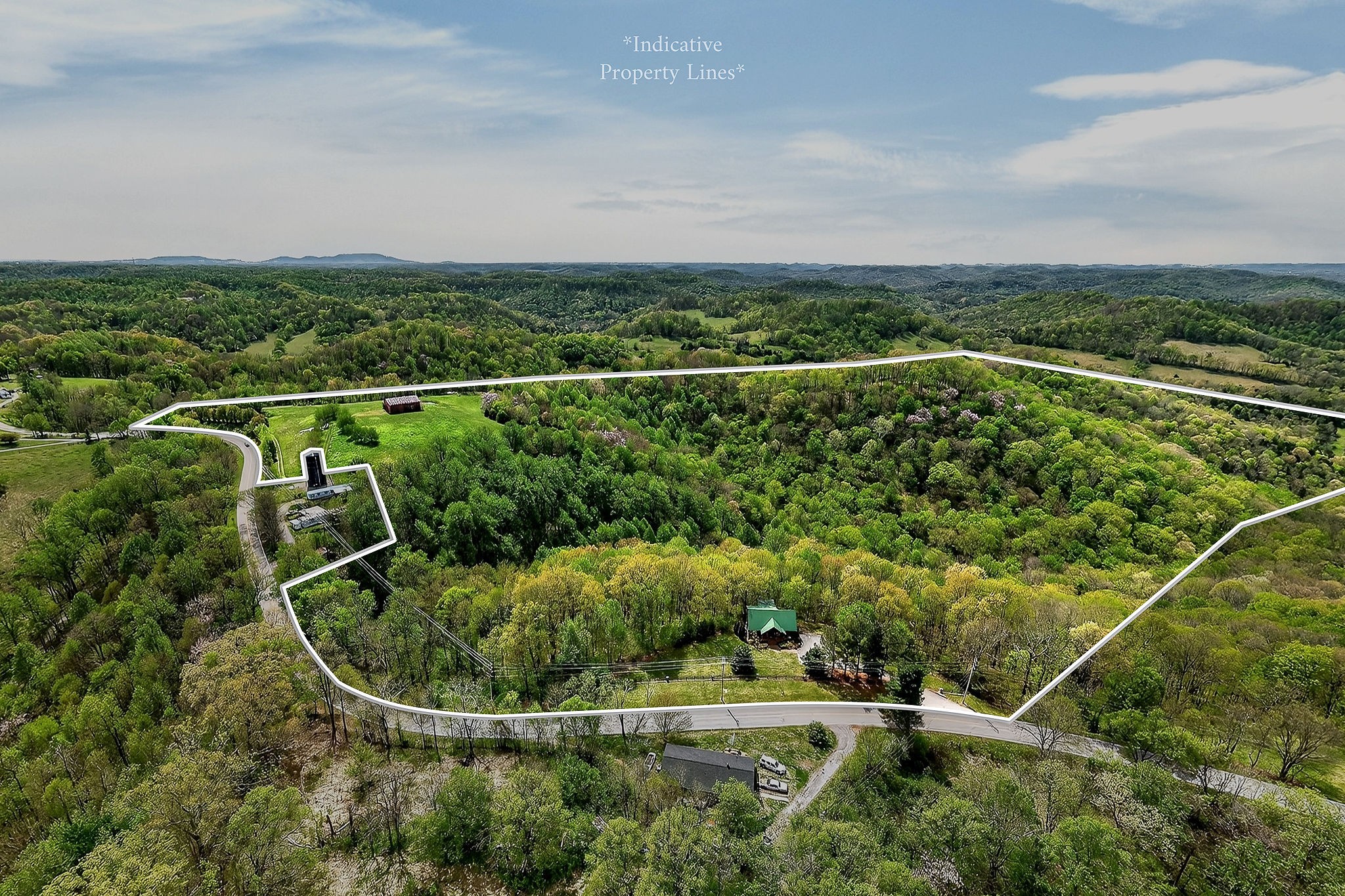 5175 Dale Ridge Road Liberty, TN 37095 - Photo 45 of 69 an aerial view of residential houses with outdoor space and trees