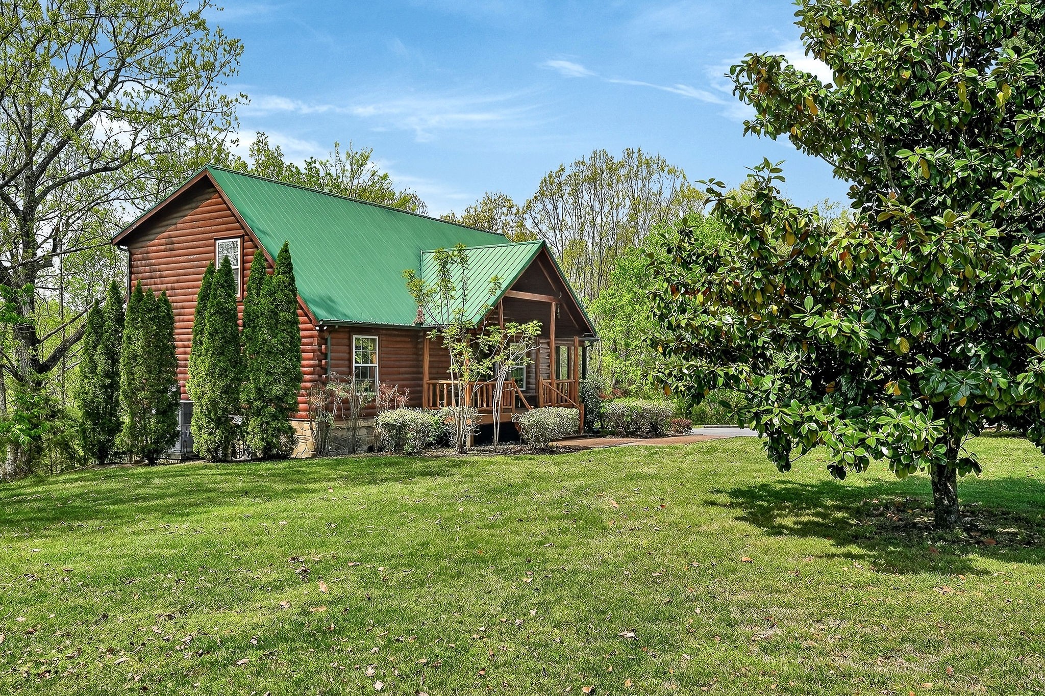 5175 Dale Ridge Road Liberty, TN 37095 - Photo 49 of 69 a view of a house with a big yard and large trees