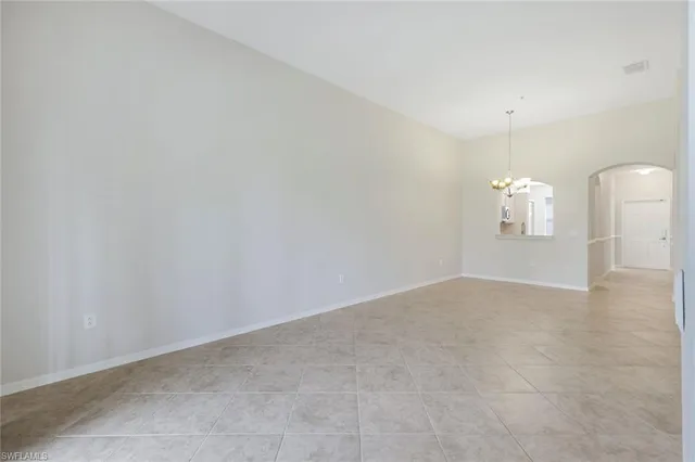 a view of an empty room