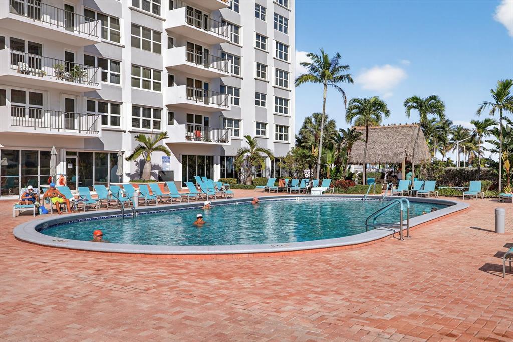 405 North Ocean Boulevard, Unit 1027 Pompano Beach, FL 33062 - Photo 17 of 57 a view of building with outdoor space