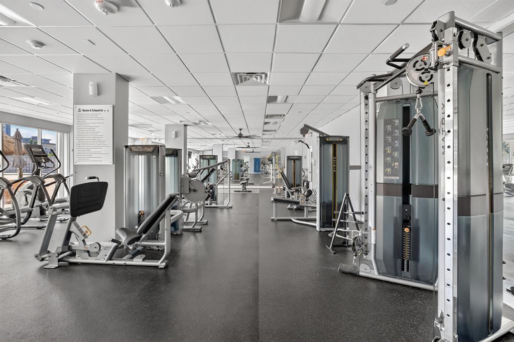 405 North Ocean Boulevard, Unit 1027 Pompano Beach, FL 33062 - Photo 23 of 57 a view of a room with gym equipment
