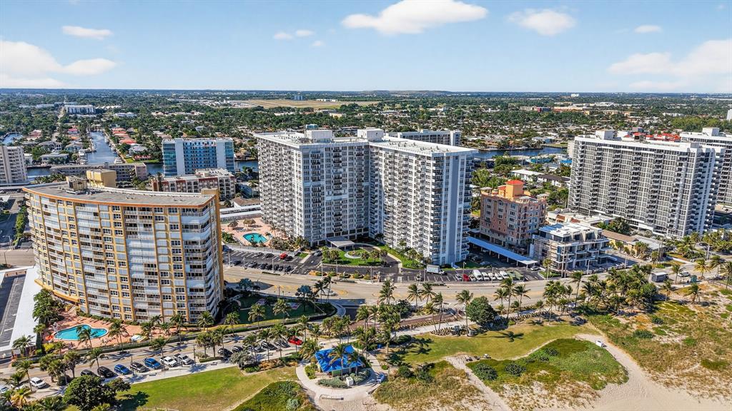 405 North Ocean Boulevard, Unit 1027 Pompano Beach, FL 33062 - Photo 56 of 57 a view of a city with tall buildings