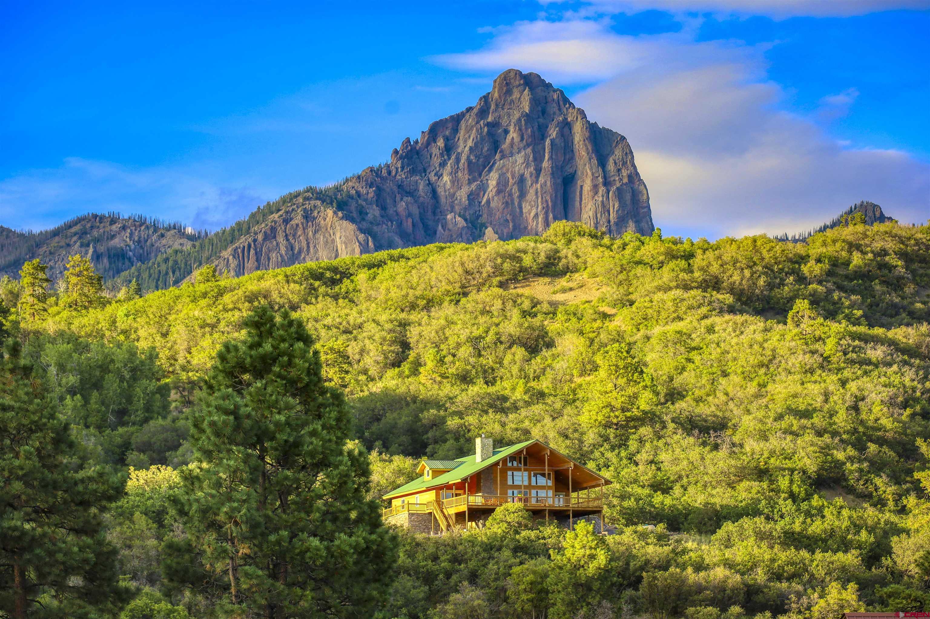 1100 Soaring Eagle Court Chromo, CO 81128 - Photo 42 of 44 a backyard of a house