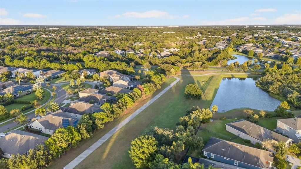 6609 Current Drive Apollo Beach, FL 33572 - Photo 43 of 47 an aerial view of residential houses with outdoor space