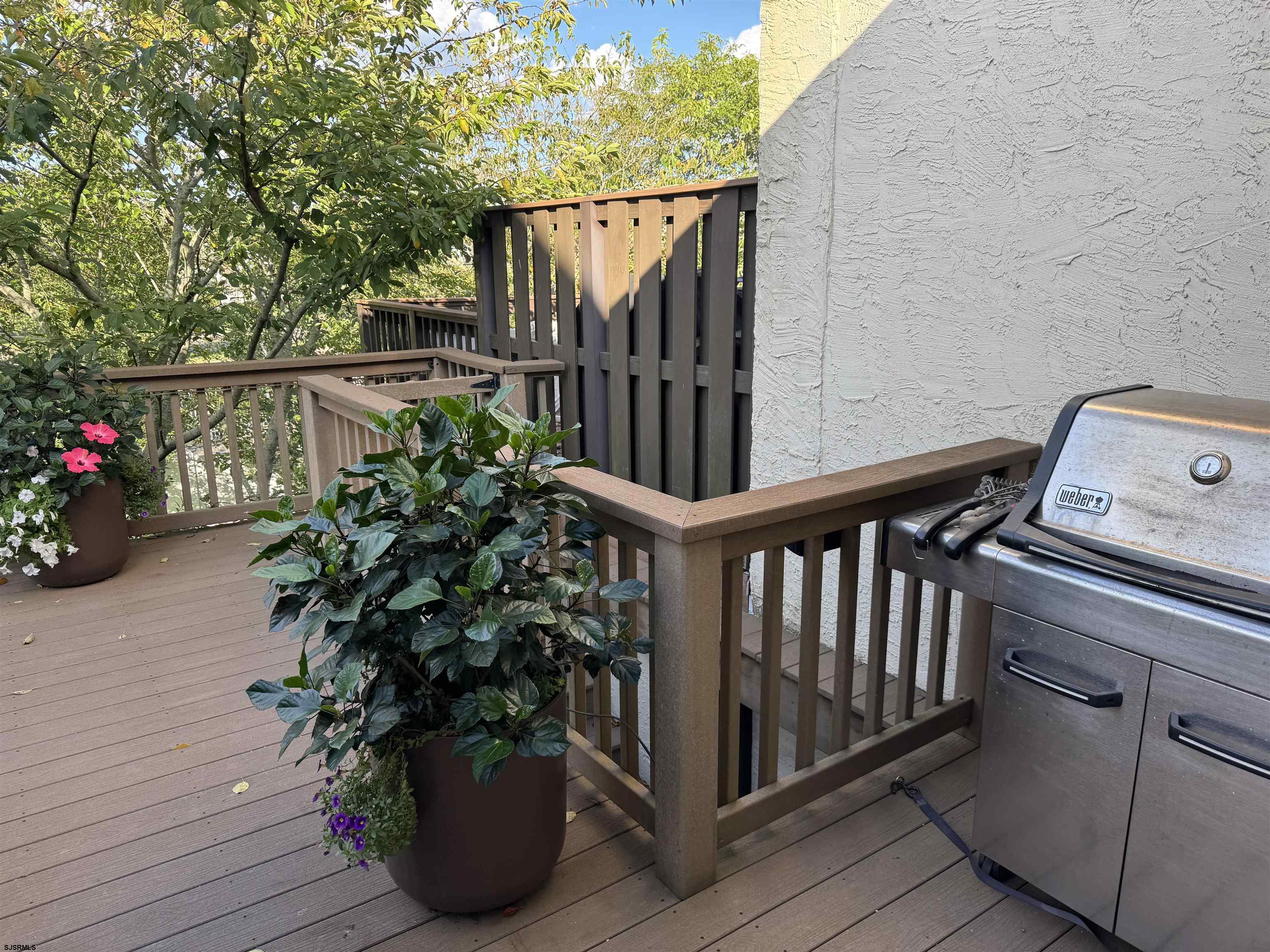 5 Beacon Lane Brigantine, NJ 08203 - Photo 38 of 39 a view of a balcony with wooden floor