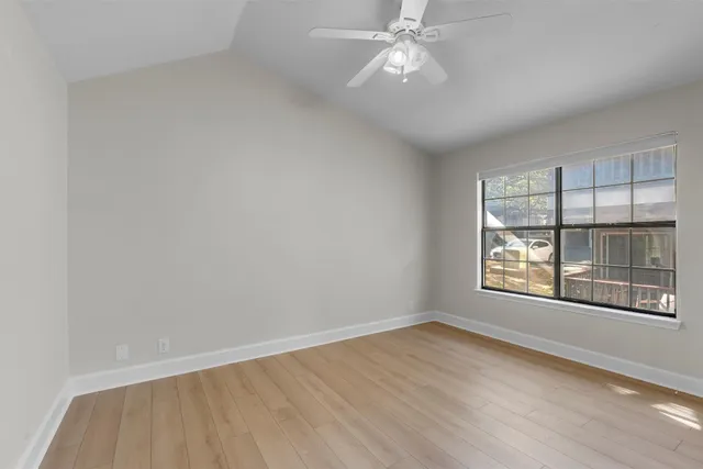 wooden floor in an empty room
