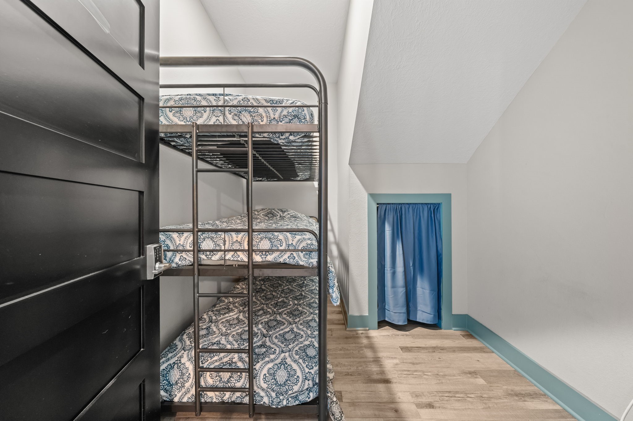 2856 Wolcek Road Crosby, TX 77532 - Photo 24 of 48 This safe room currently features a bunk bed for the grands :) but, its another flex space on the first floor! Could be a play room or extra storage.