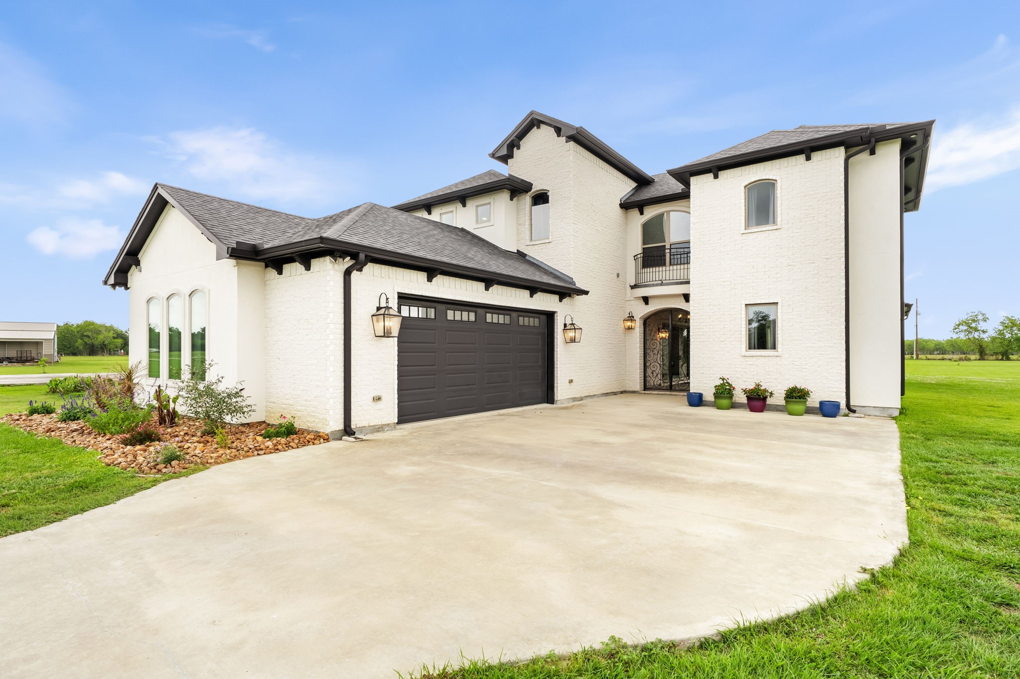 2856 Wolcek Road Crosby, TX 77532 - Photo 46 of 48 The concrete pad in the left background is plumbed and ready for a carport or workshop or building/ flex space.