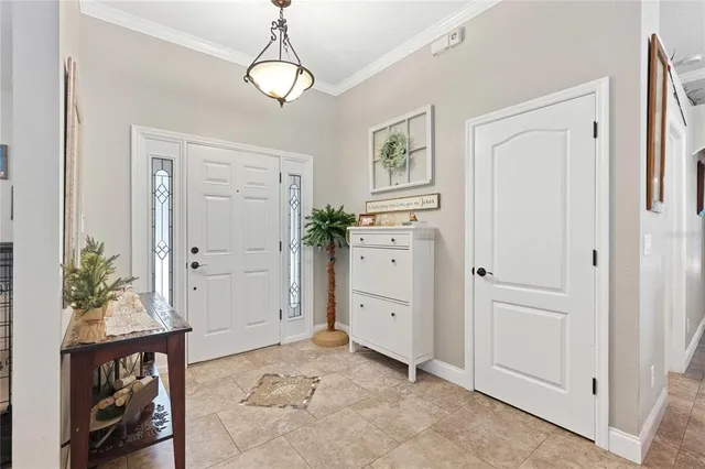 a view of a trees in a backyard of a house