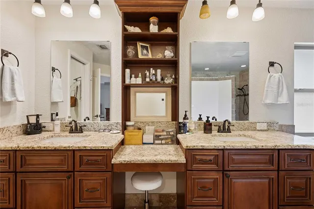 a bedroom with a large bed and a closet