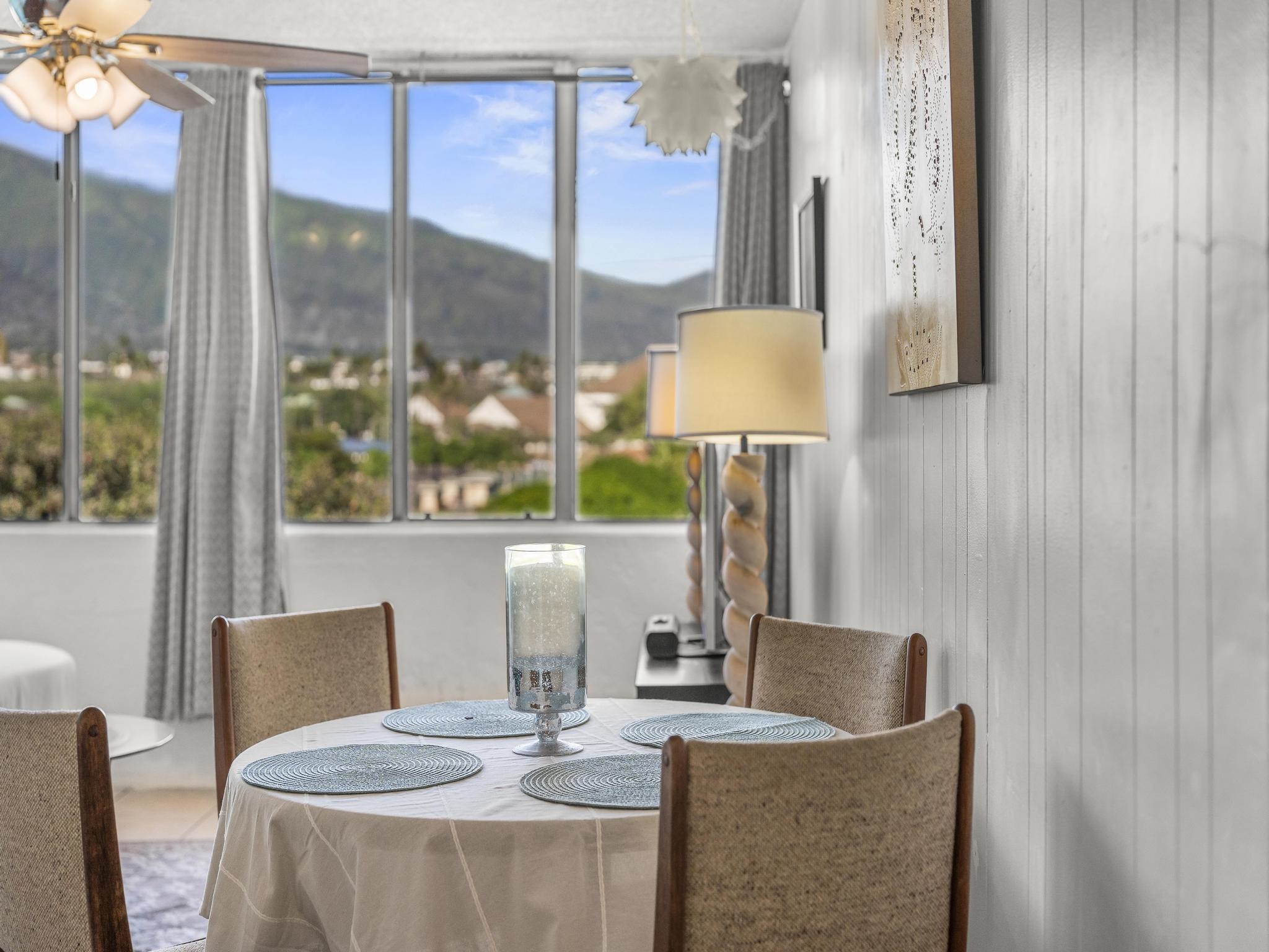 111 Kahului Beach Road, Unit D406 Kahului, HI 96732 - Photo 14 of 30 a dining room with furniture and a window