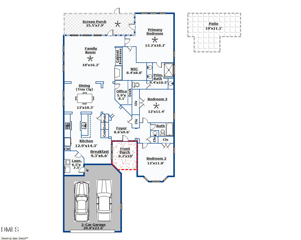 6117 Leesburg Lane Raleigh, NC 27617 - Photo 39 of 39 Floor Plan