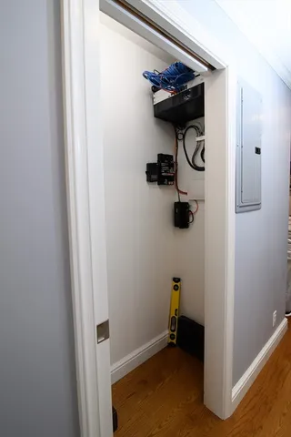 a view of kitchen and utility room