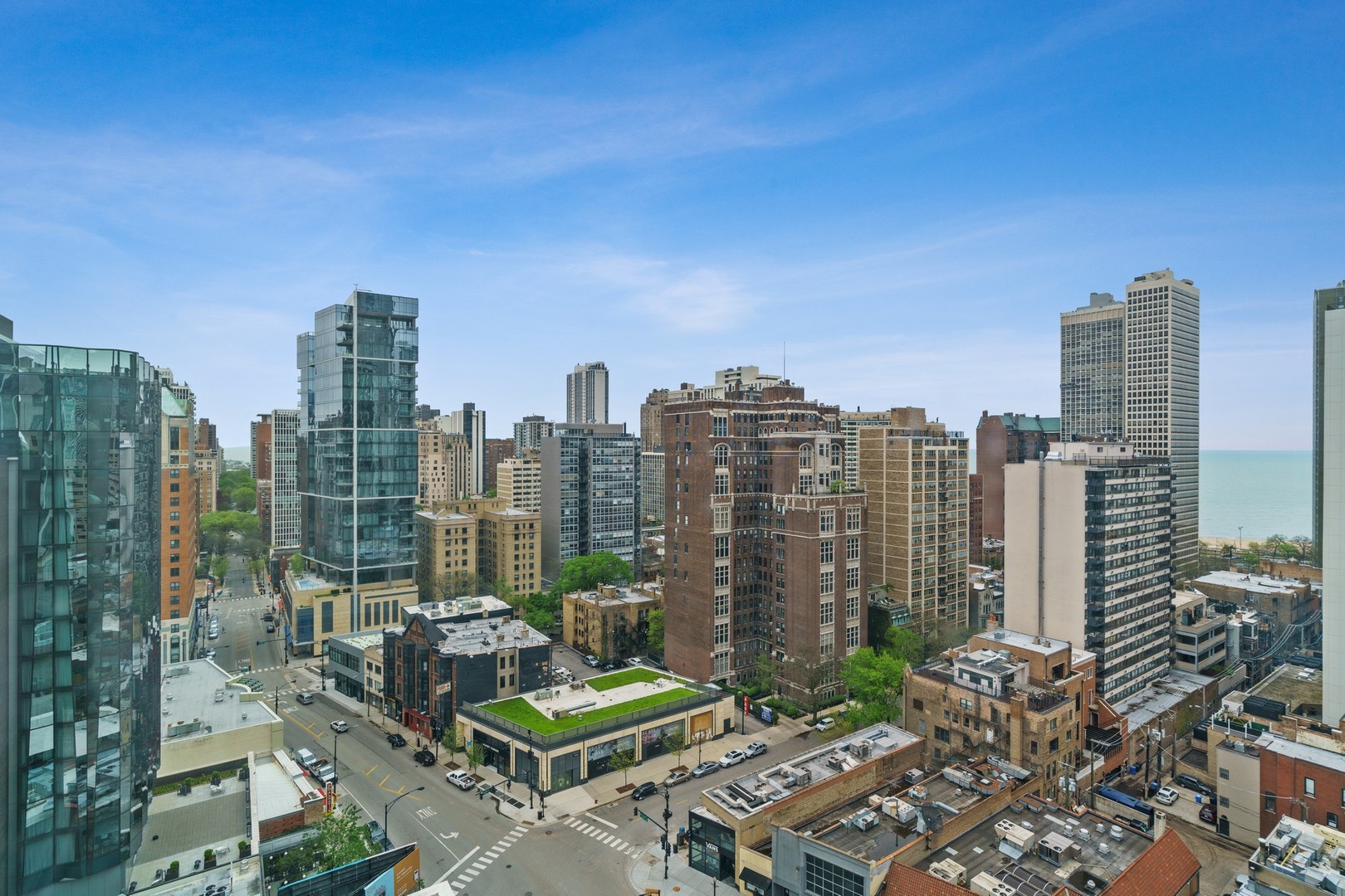 1030 North State Street, Unit 13E Chicago, IL 60610 - Photo 23 of 30 a view of city with tall buildings