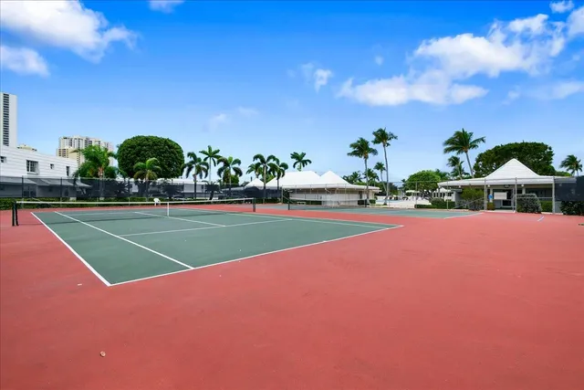 a view of a tennis court