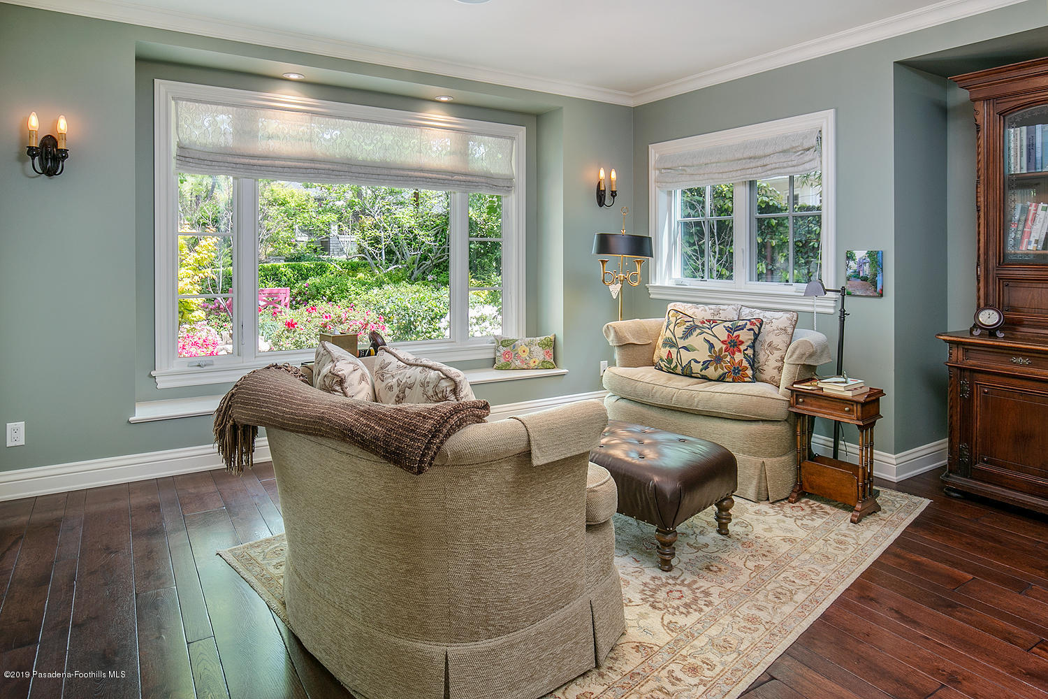 504 Arbor Street Pasadena, CA 91105 - Photo 17 of 46 a living room with furniture and a large window