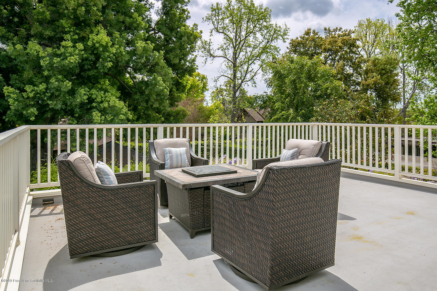 504 Arbor Street Pasadena, CA 91105 - Photo 24 of 46 a view of roof deck with furniture