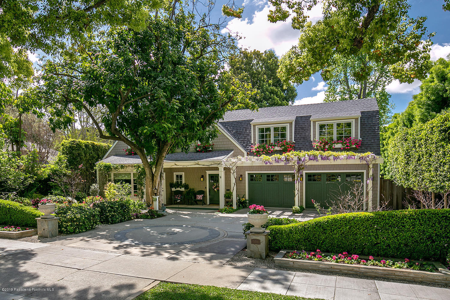 504 Arbor Street Pasadena, CA 91105 - Photo 46 of 46 front view of a house with a yard