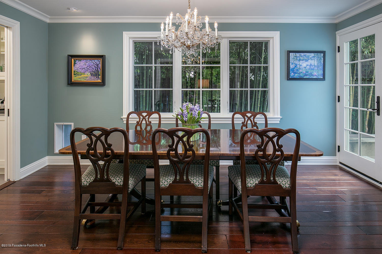 504 Arbor Street Pasadena, CA 91105 - Photo 9 of 46 a view of a dining room with furniture window and wooden floor