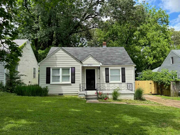 a view of a house with a yard and plants
