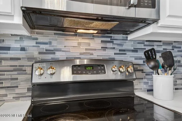 a close view of stove