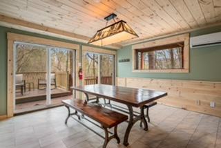 116 Palmer Road Basye, VA 22810 - Photo 15 of 28 New candelier, wood ceiling and walls