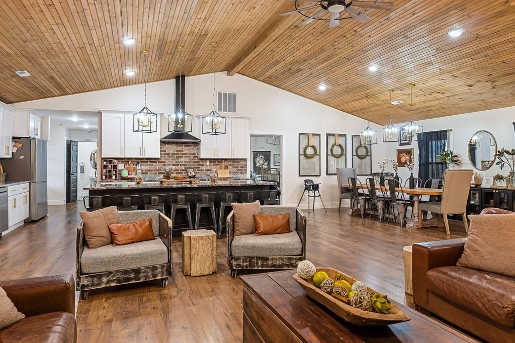 240 Bob Ledbetter Road Livingston, TN 38570 - Photo 10 of 62 a living room with furniture and wooden floor