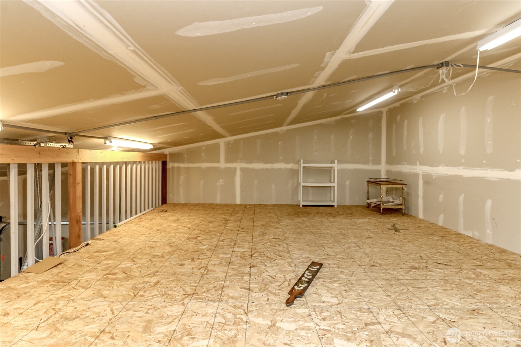 1113 O'Farrell Lane Northwest Orting, WA 98360 - Photo 31 of 36 a view of a room with wooden walls