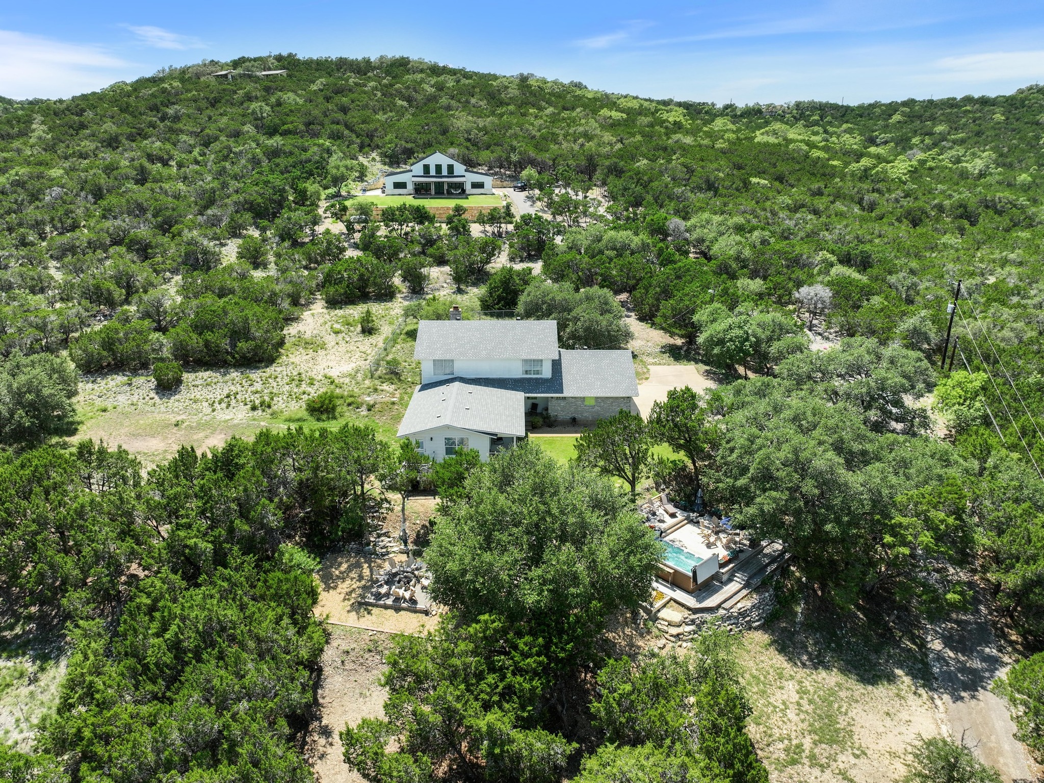 11104 Trails End Road Leander, TX 78641 - Photo 20 of 40 an aerial view of a house with a yard