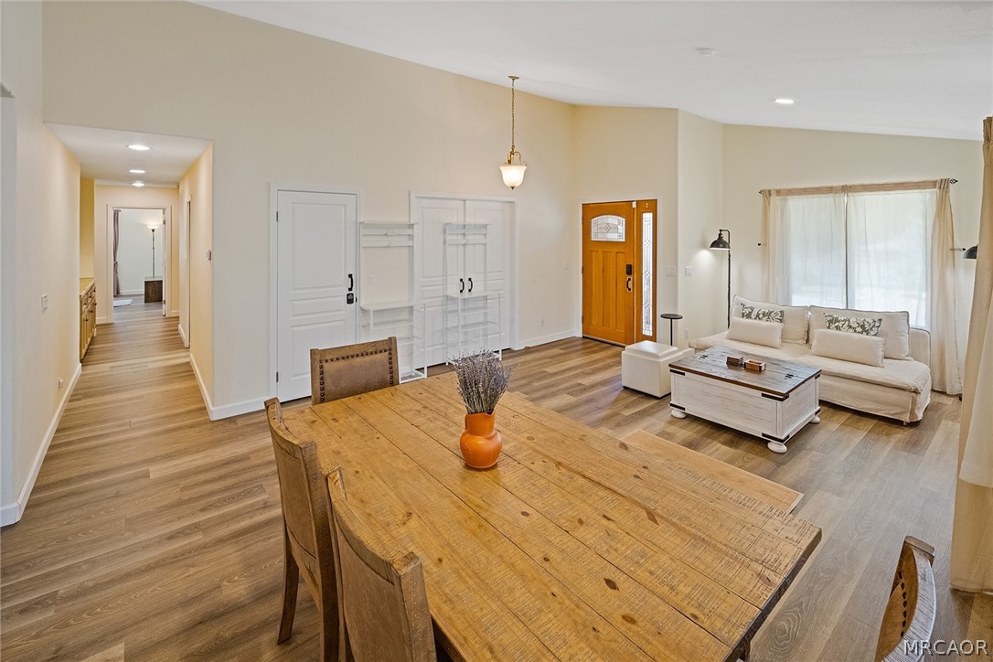 435 Wagon Wheel Road Big Bear City, CA 92314 - Photo 11 of 50 a living room with furniture and wooden floor