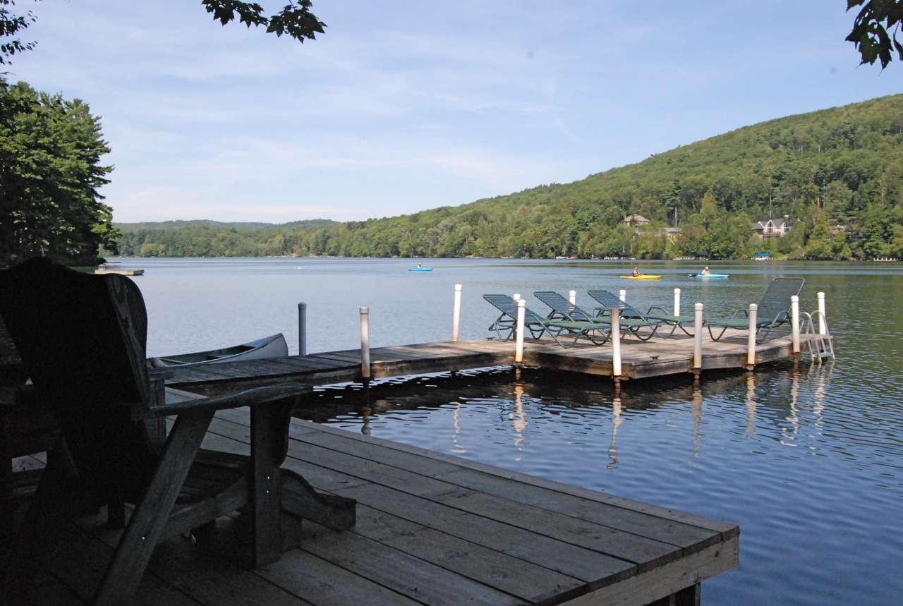 40 Bidwell Road Monterey, MA 01245 - Photo 3 of 37 LAKEFRONT DOCK ON LAKE GARFIELD