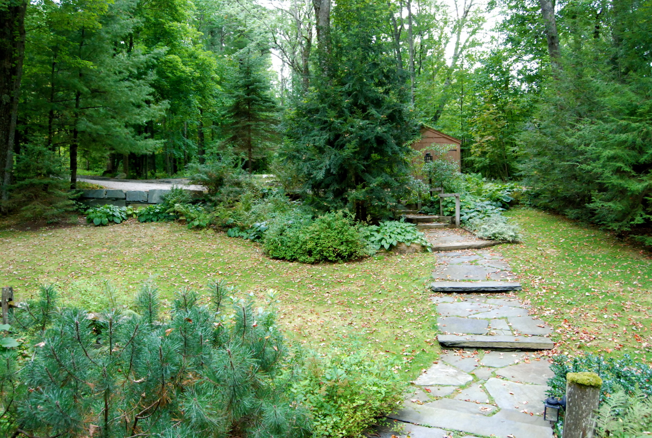 40 Bidwell Road Monterey, MA 01245 - Photo 9 of 37 WALKWAY TO THE GARAGE