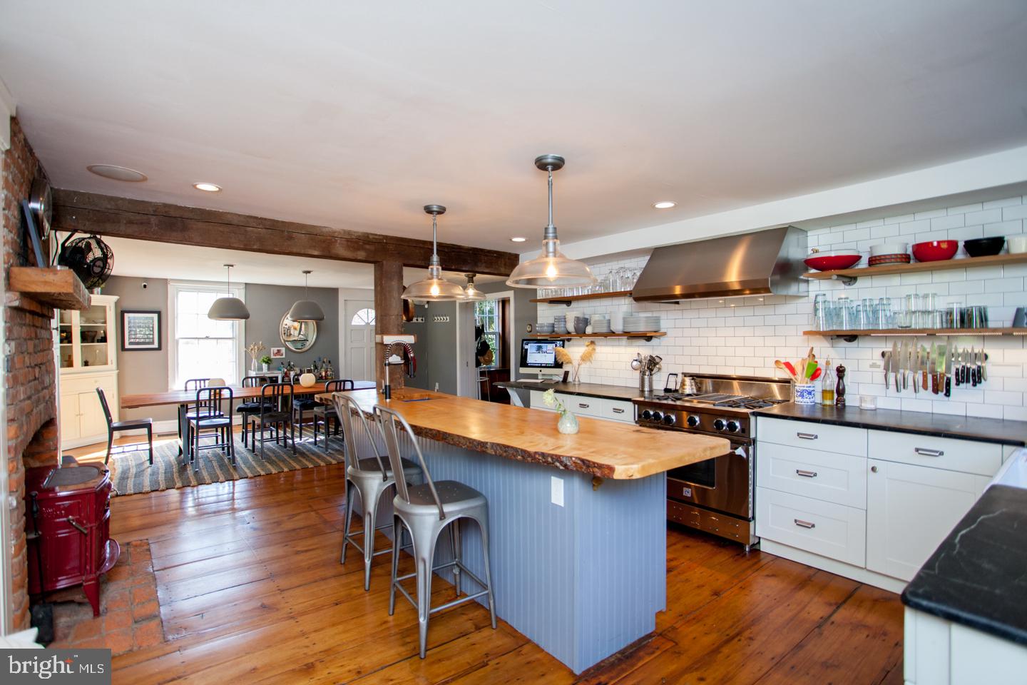 785 River Road Erwinna, PA 18920 - Photo 14 of 64 Gourmet Kitchen with Center Island