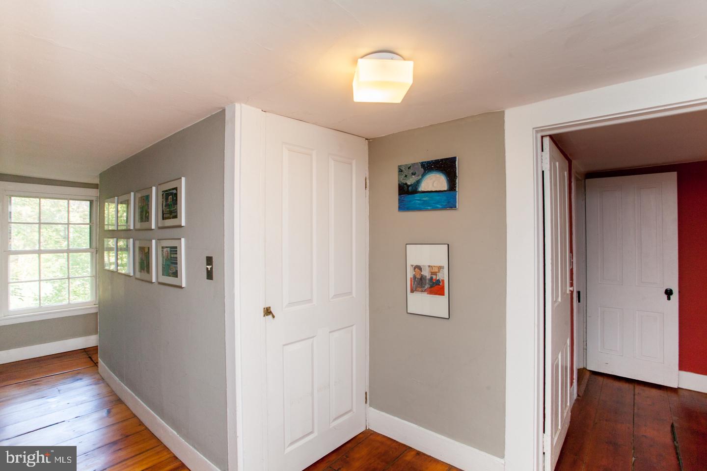 785 River Road Erwinna, PA 18920 - Photo 29 of 64 Upstairs Hall circles around the central staircase