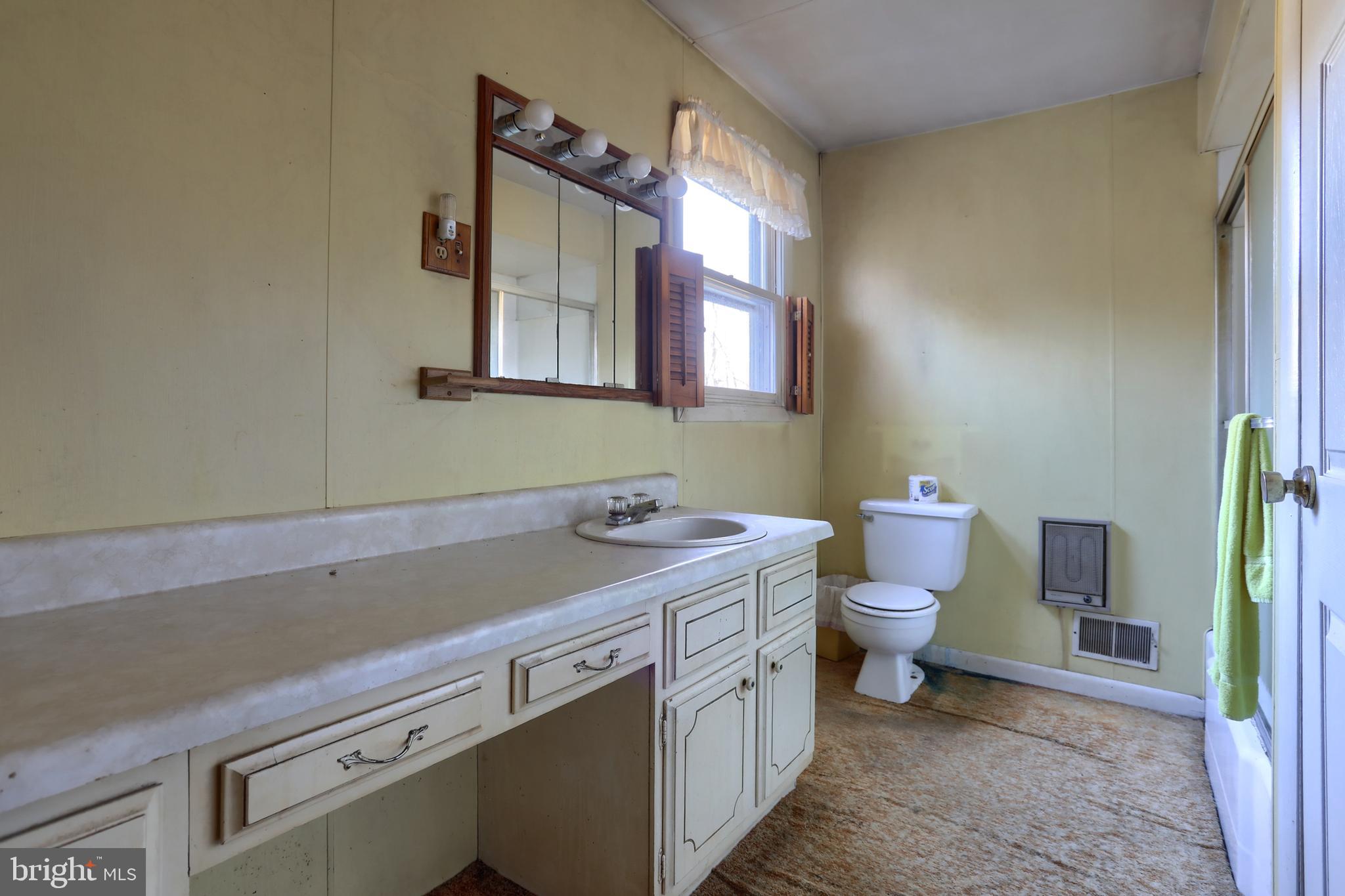 433 Sheep Hill Road Newmanstown, PA 17073 - Photo 22 of 35 a bathroom with a sink a toilet and a mirror