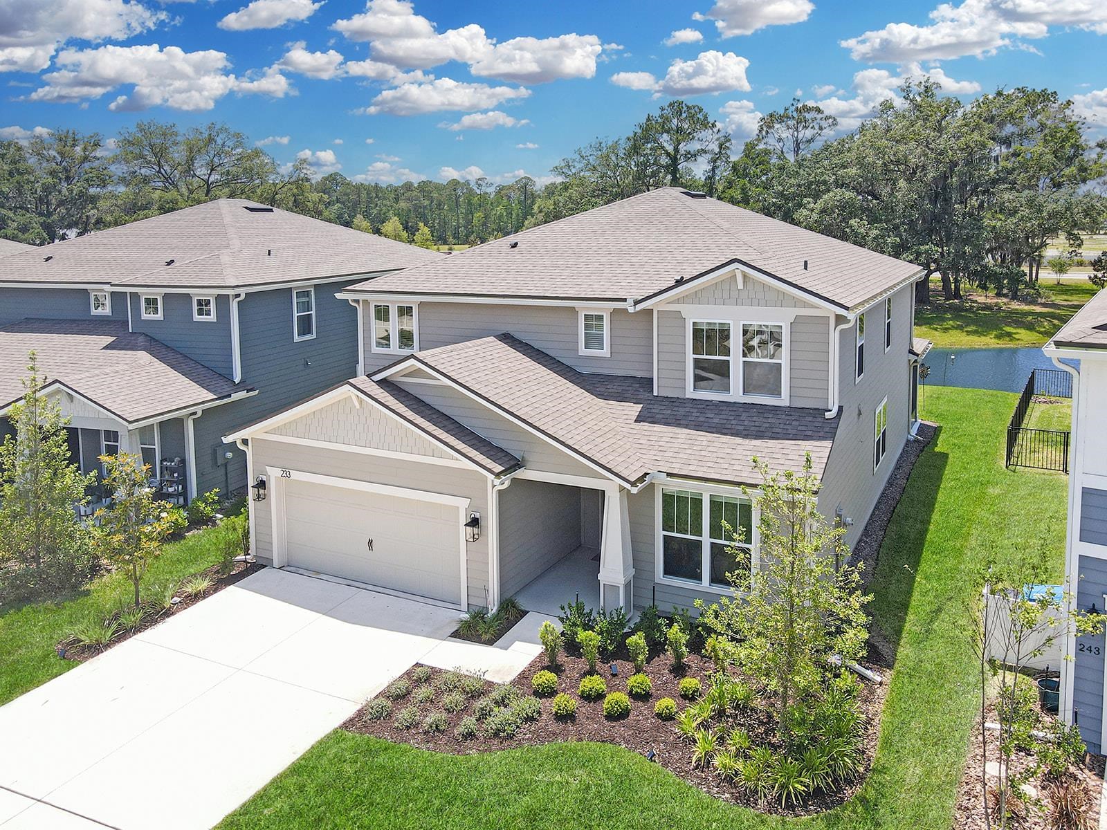 233 Red Barn Road St. Augustine, FL 32092 - Photo 39 of 40 a aerial view of a house with a yard