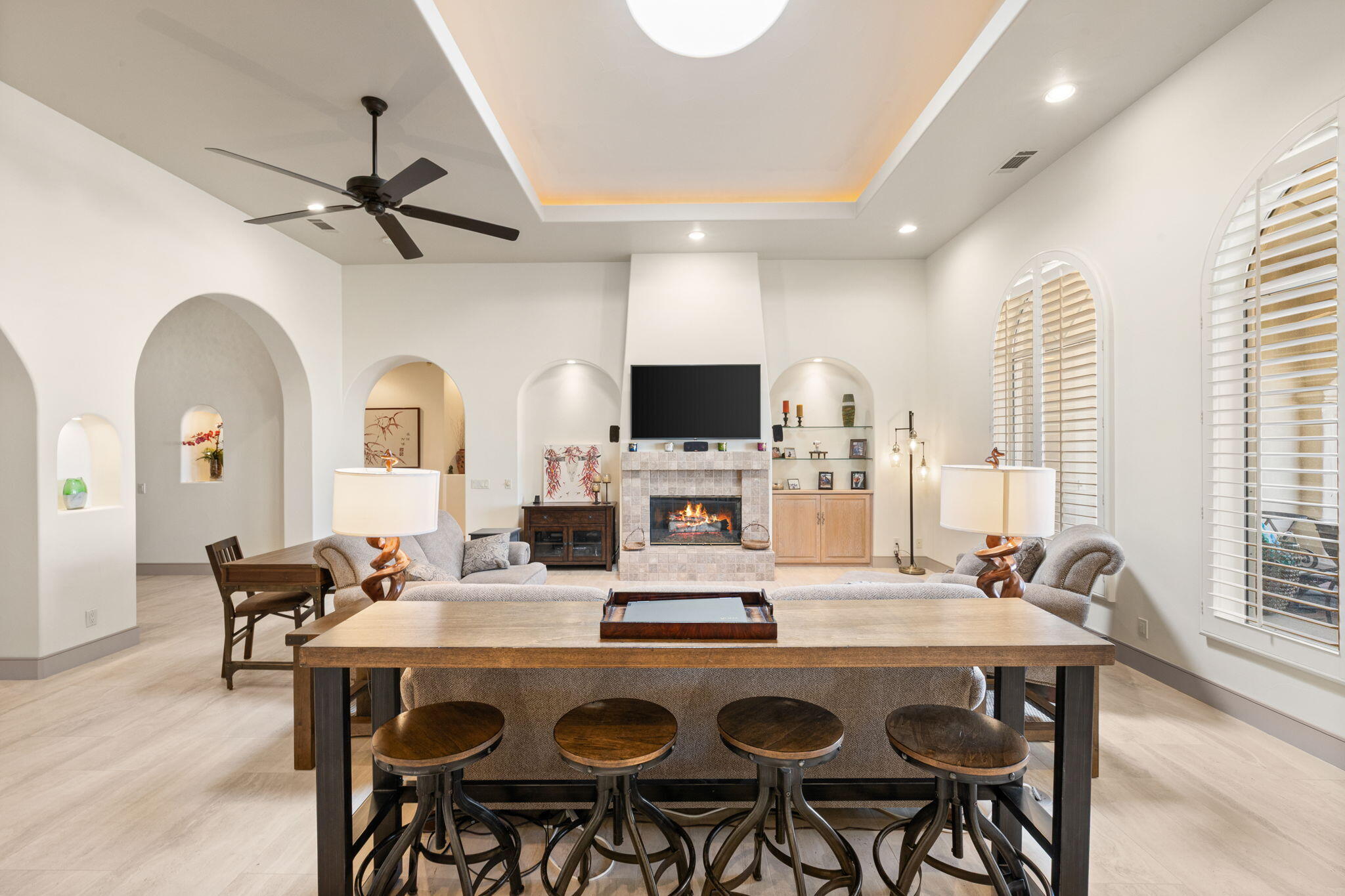 73110 Calliandra Street Palm Desert, CA 92260 - Photo 12 of 67 a kitchen with a dining table and chairs