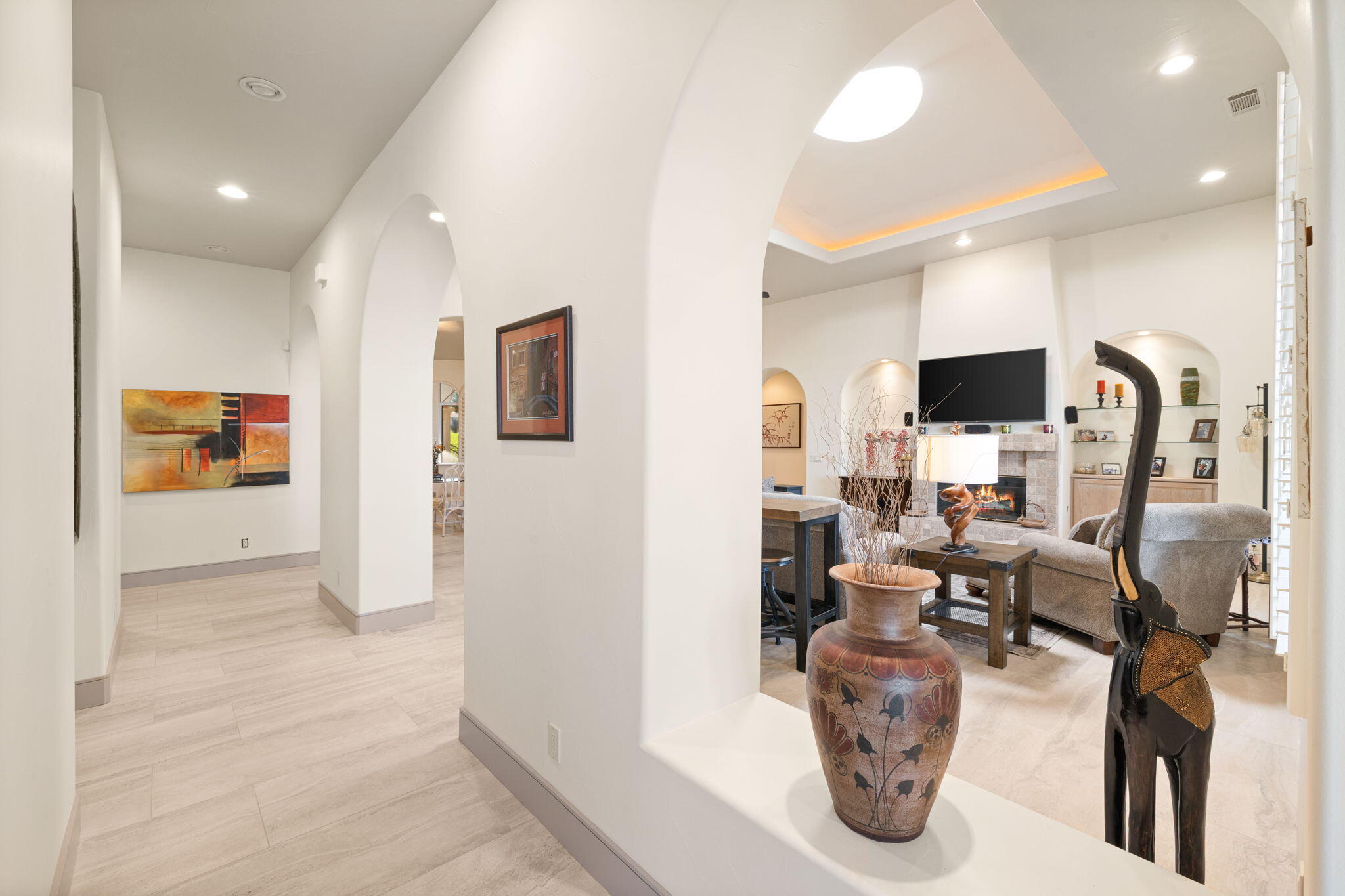 73110 Calliandra Street Palm Desert, CA 92260 - Photo 25 of 67 a dining room with furniture