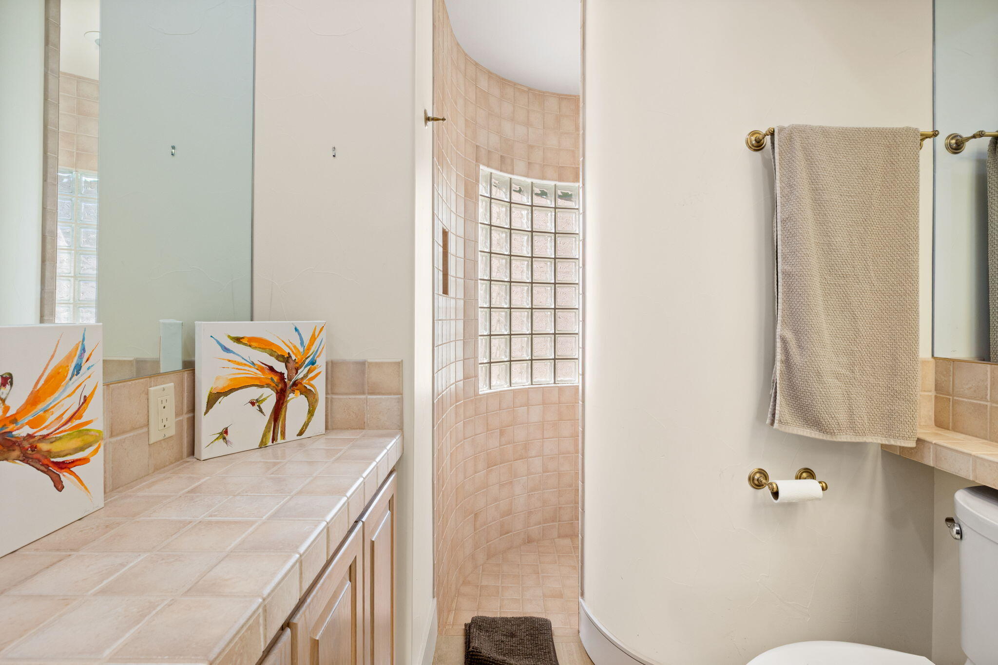 73110 Calliandra Street Palm Desert, CA 92260 - Photo 34 of 67 a bathroom with a sink toilet and shower
