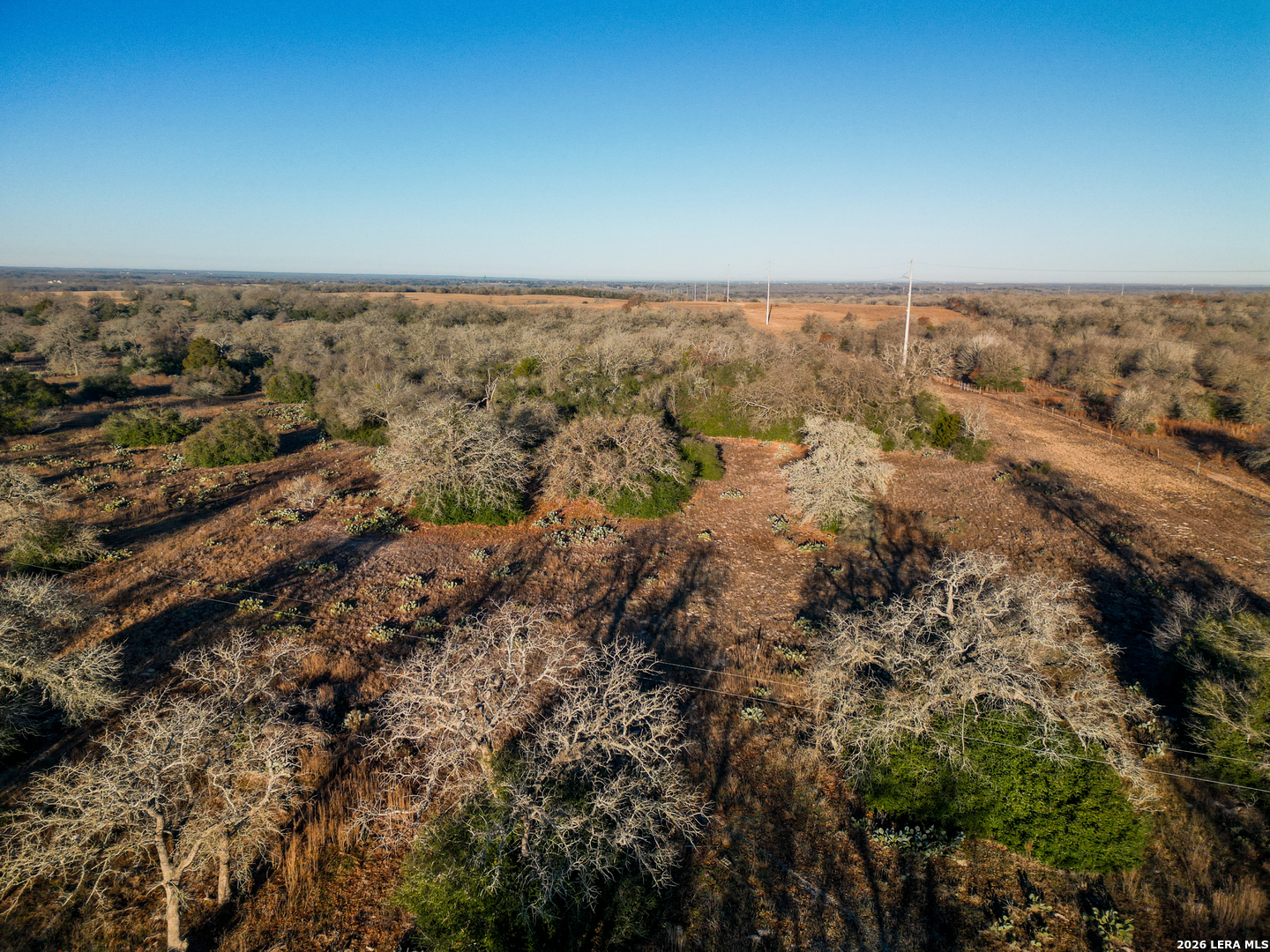 Tbd Sandy Pine Road Luling, TX 78648 - Photo 17 of 27 an aerial view of house with yard and mountain view in back