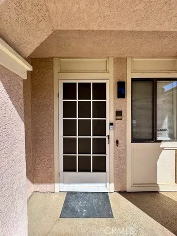 a view of front door
