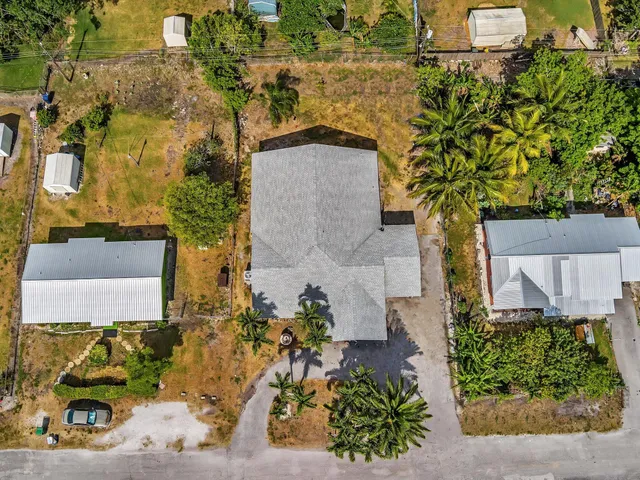 a view of a swimming pool with an ocean view