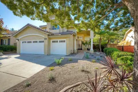 a view of an outdoor space and a yard