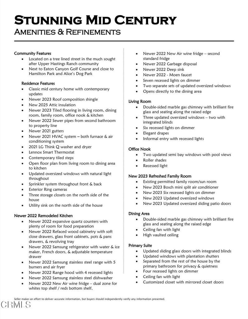 1420 Riviera Drive Pasadena, CA 91107 - Photo 22 of 23 Amenities Page 1