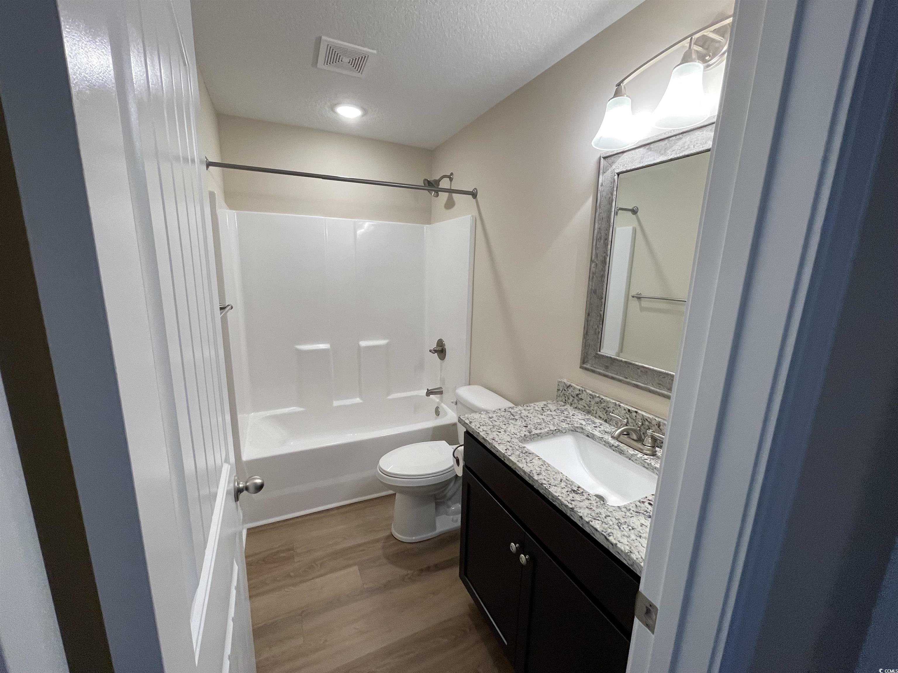 6765 Highway 66 Loris, SC 29569 - Photo 16 of 20 Full bathroom with visible vents, toilet, vanity,